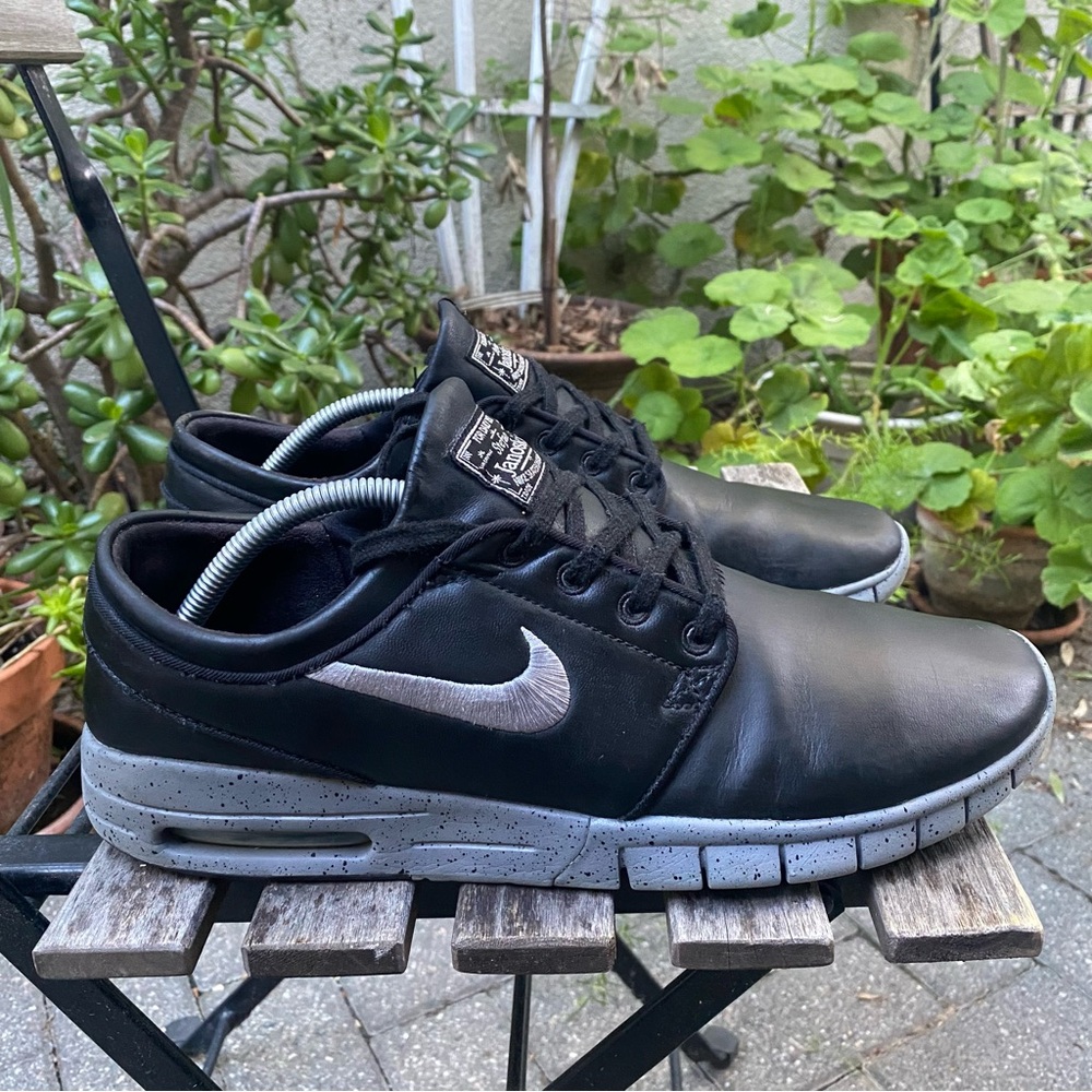 Nike Stefan Janoski Max NYC Edition Men's Size 11.5 Black Leather 749678-001 - Picture 7 of 15